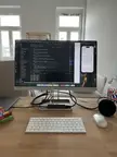 I tried to make my coding setup as minimal as possible, any ideas for my cables?