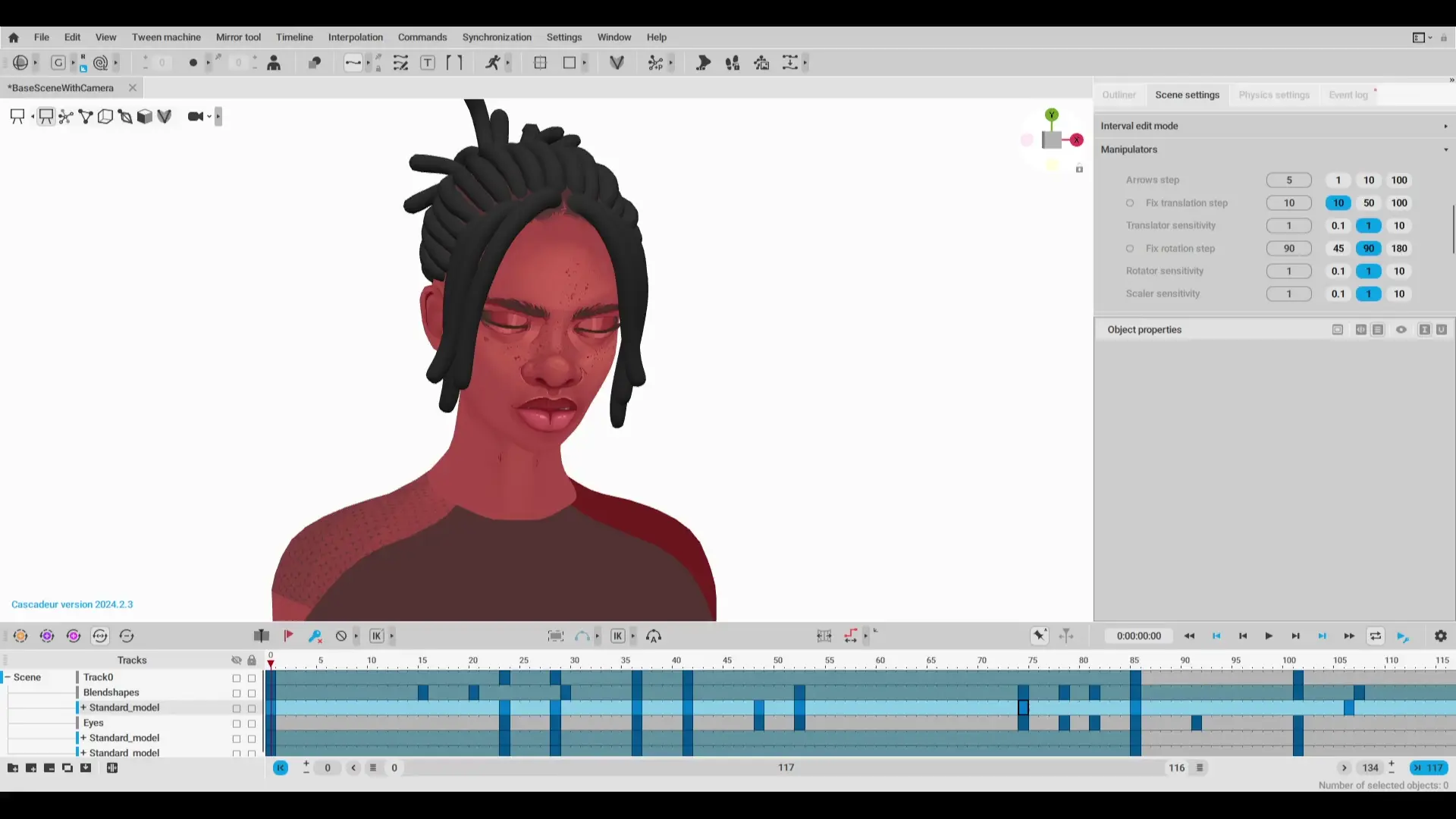 Discover more like Animation: I tried using blend shapes in Cascadeur ...