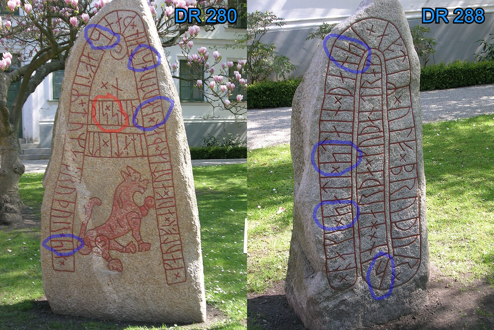 E Shape Rune I visited the runestones at Kulturen in Lund today, and noticed these ...