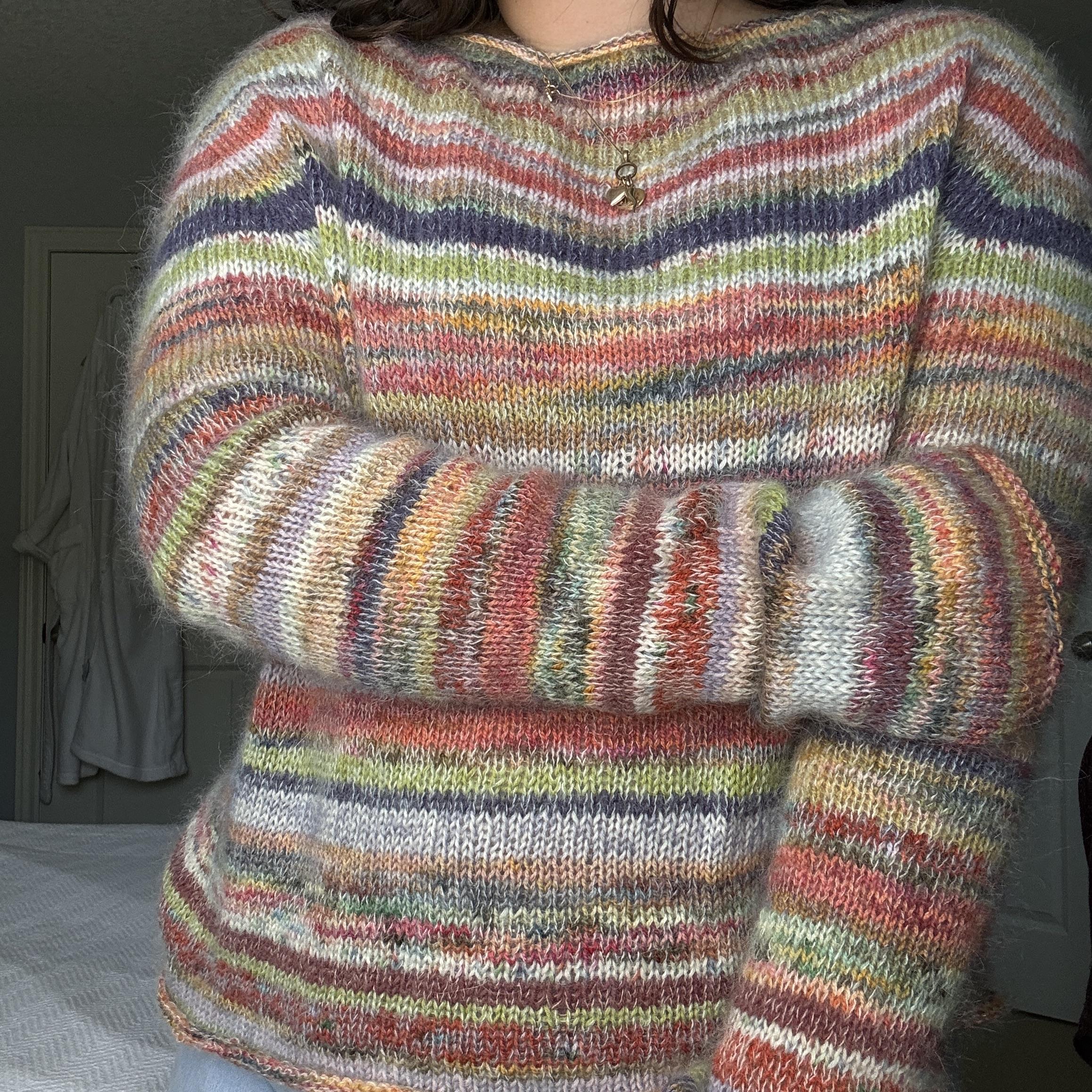 my mini skein sweater 🥰