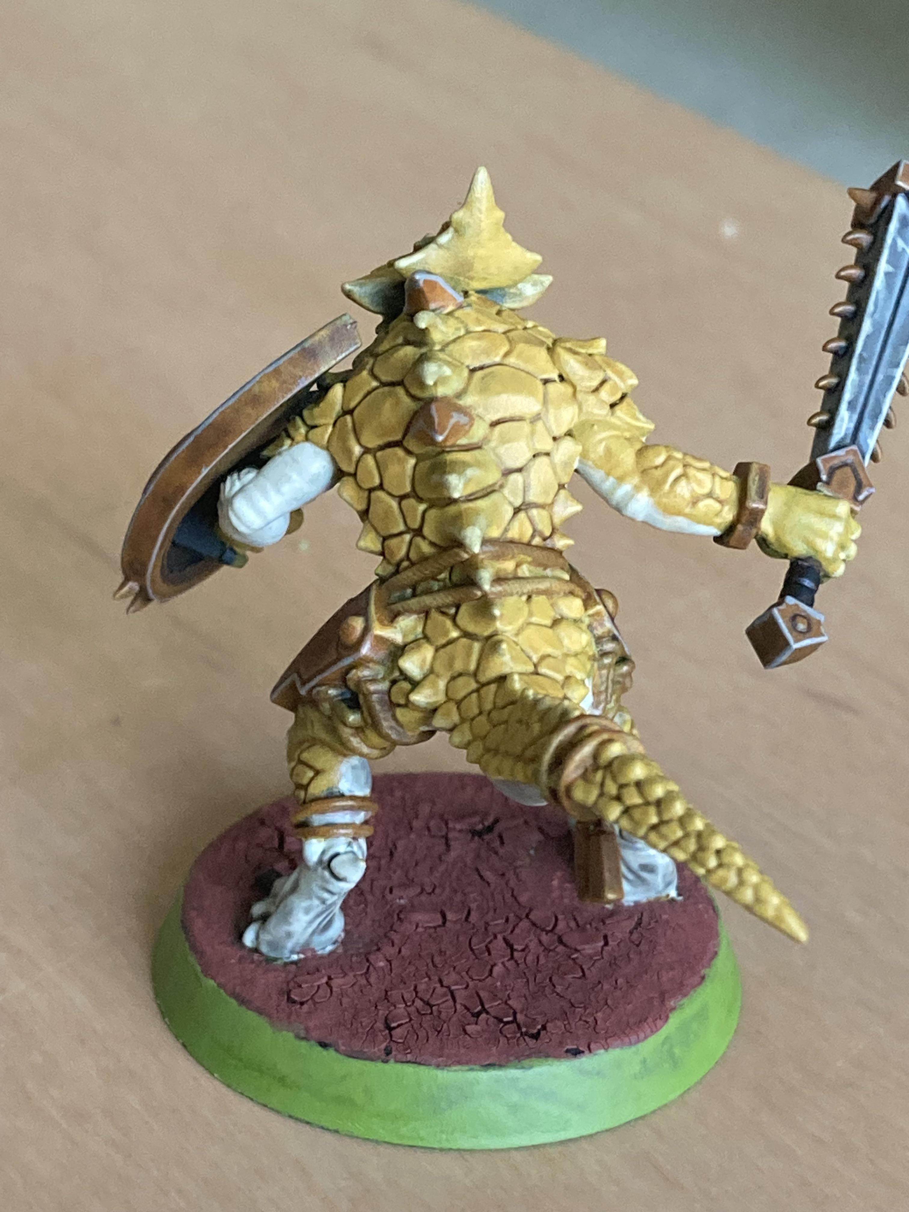 My take on the Saurus free mini of the month. Second paint project ...