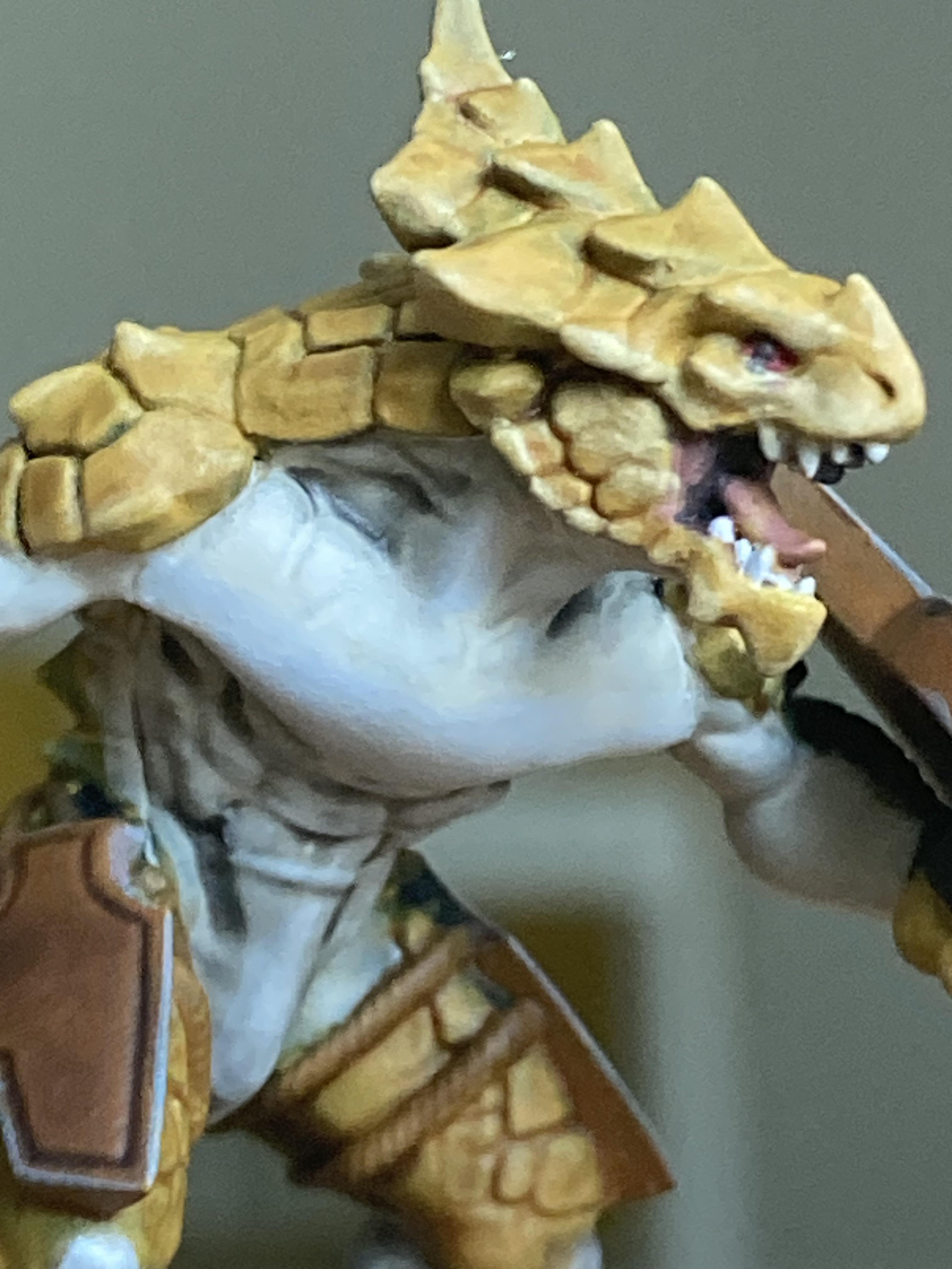 My take on the Saurus free mini of the month. Second paint project ...
