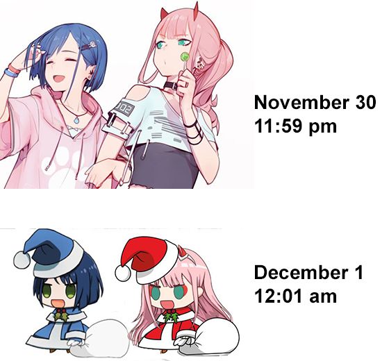 ichigo and zero two padoru | Scrolller