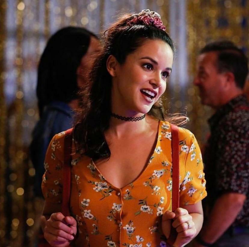 Melissa Fumero Tied Her Hair Into A Fuck Handle For Her Bukkake She