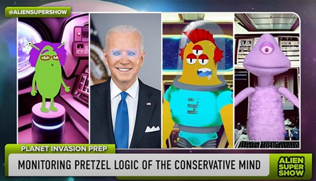 If Light Brandon was beamed aboard the Alien Super Show, what form would he take?