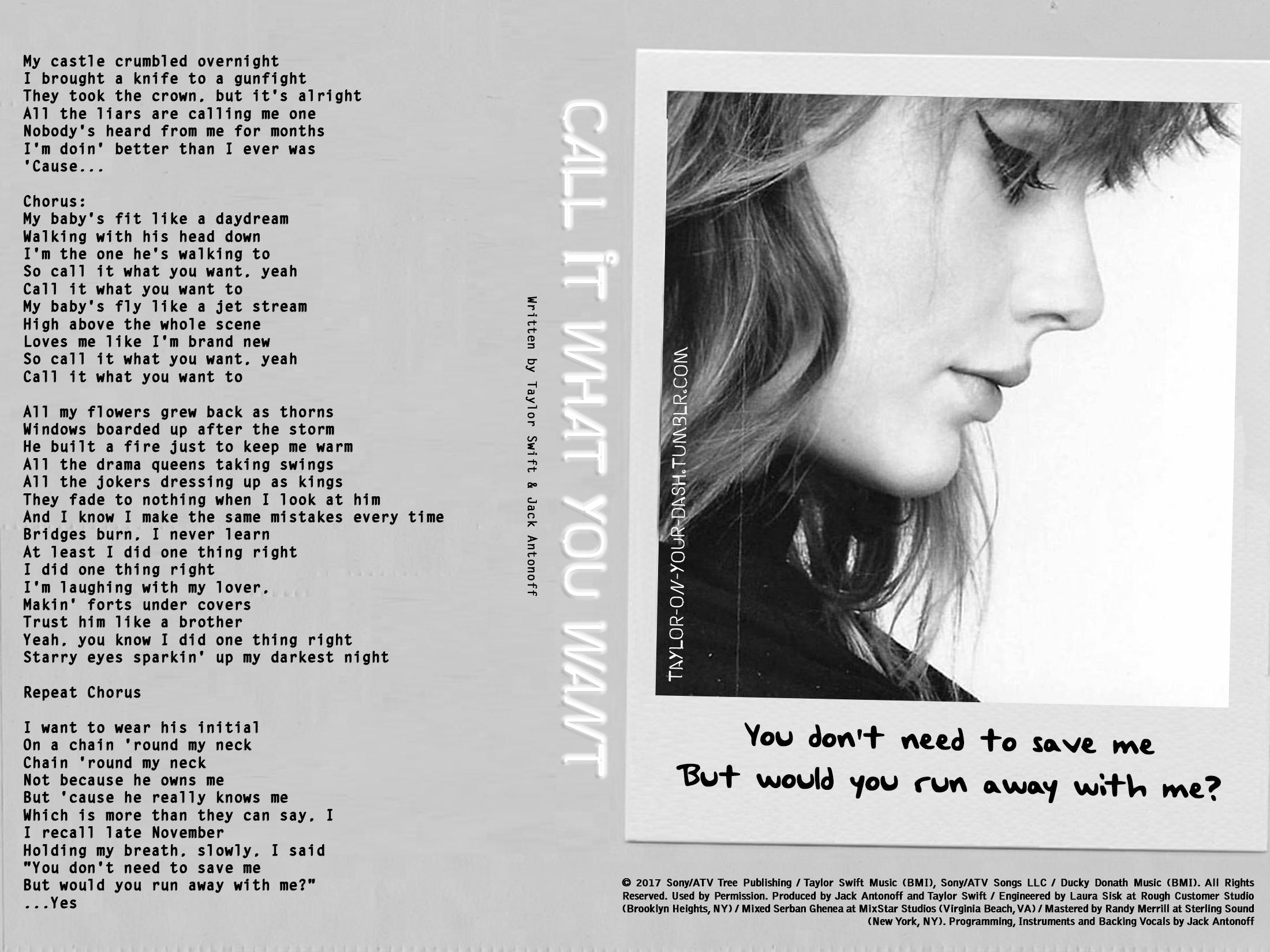 Taylor Swift black and white portrait next to lyrics from the song Delicate