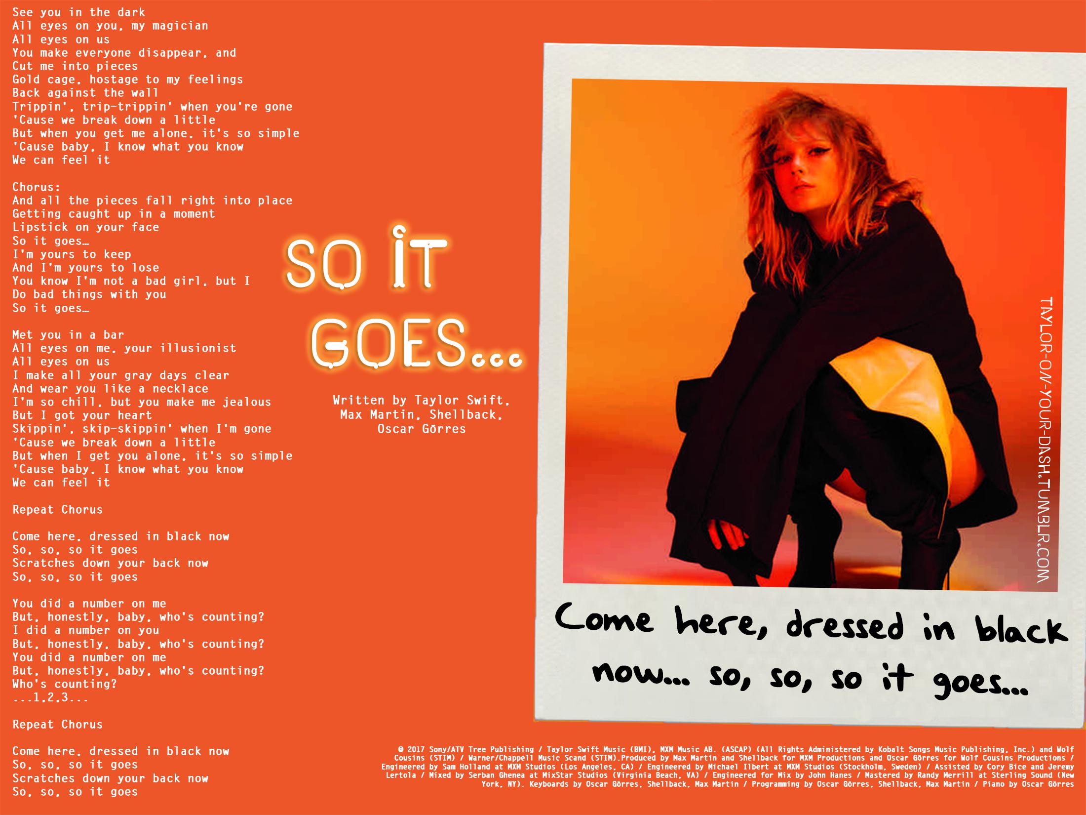 Taylor Swift black and white portrait next to lyrics from the song Delicate