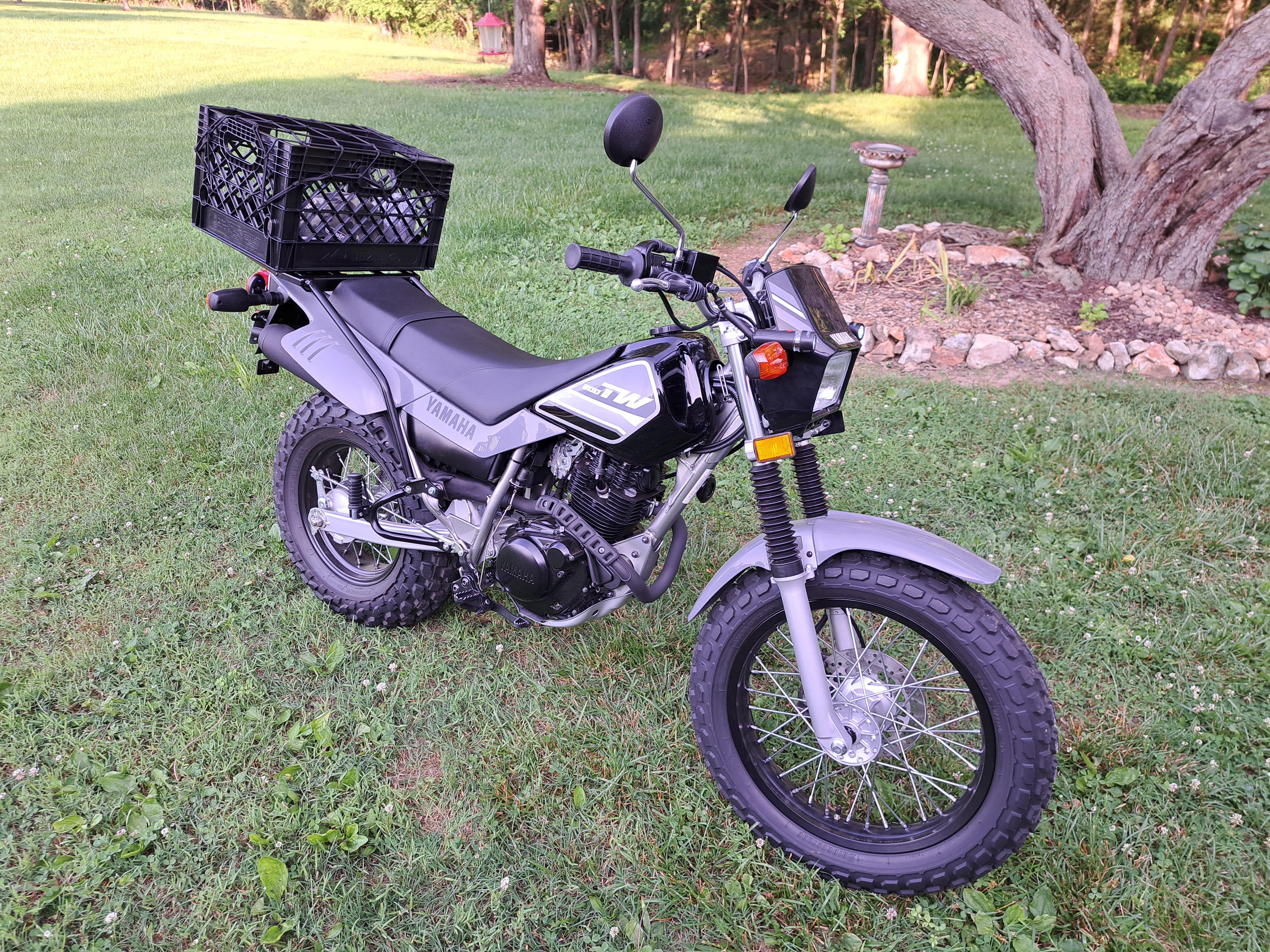 Tr200 Front Rack Installed a Tusk Utility Top Rack on my 2023 TW200 today | Scrolller