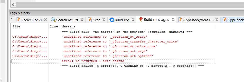 Installing Fortran on Windows. Code::Block and MinGW [See Comments]