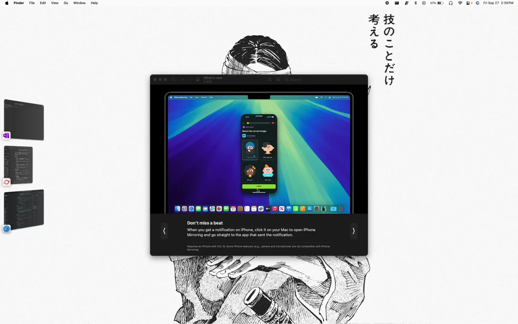 iPhone mirroring doesn't work