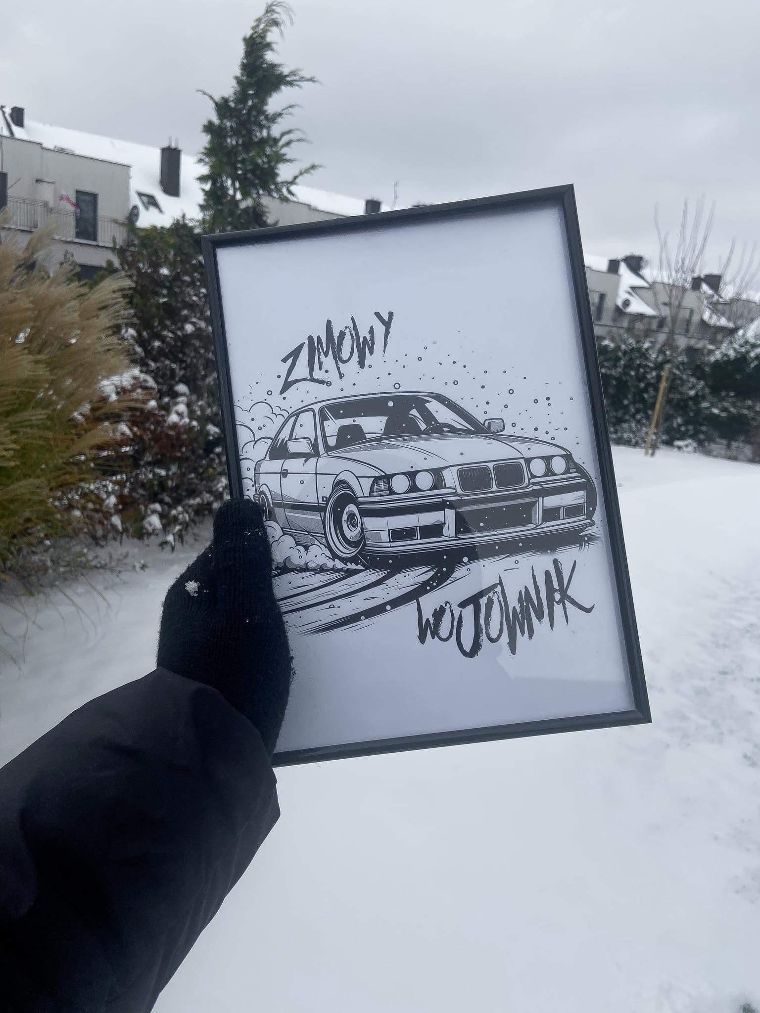Two artworks I made recently. The second one says “Winter fighter” in Polish. 😊💪 Let me know what do you think:)