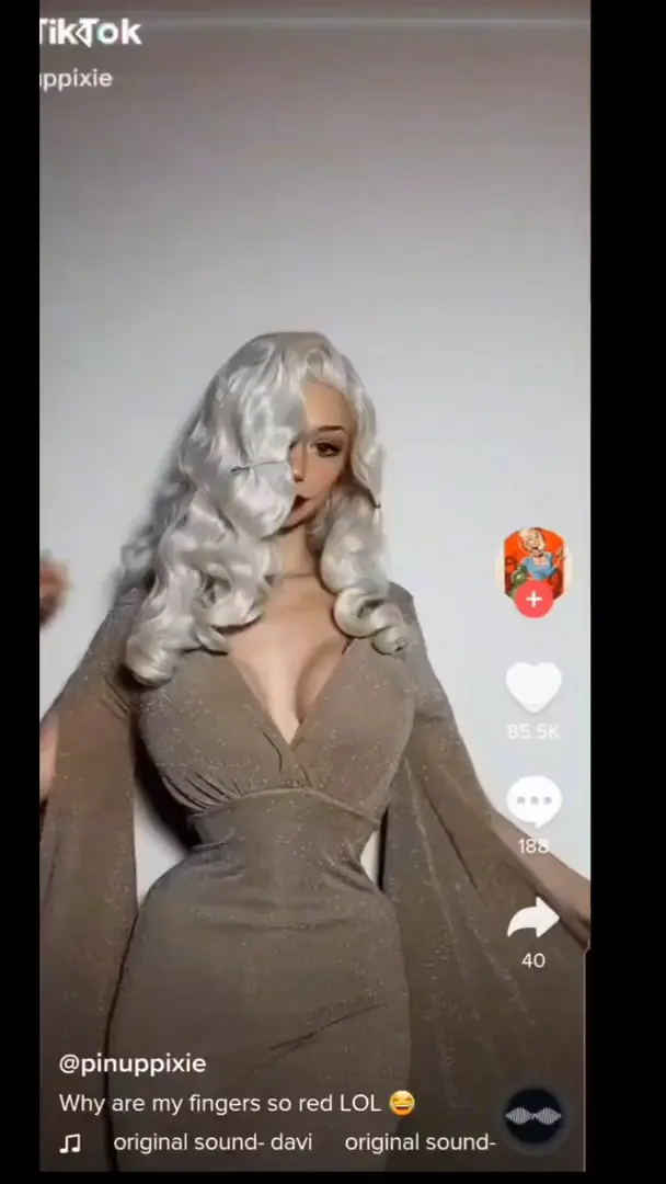 Is Jasmine Chiswell trying to mock Pin Up Pixie? | Scrolller
