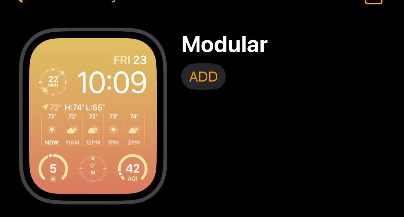 Is there anyway to make the middle show the weather for the whole week instead of the day?