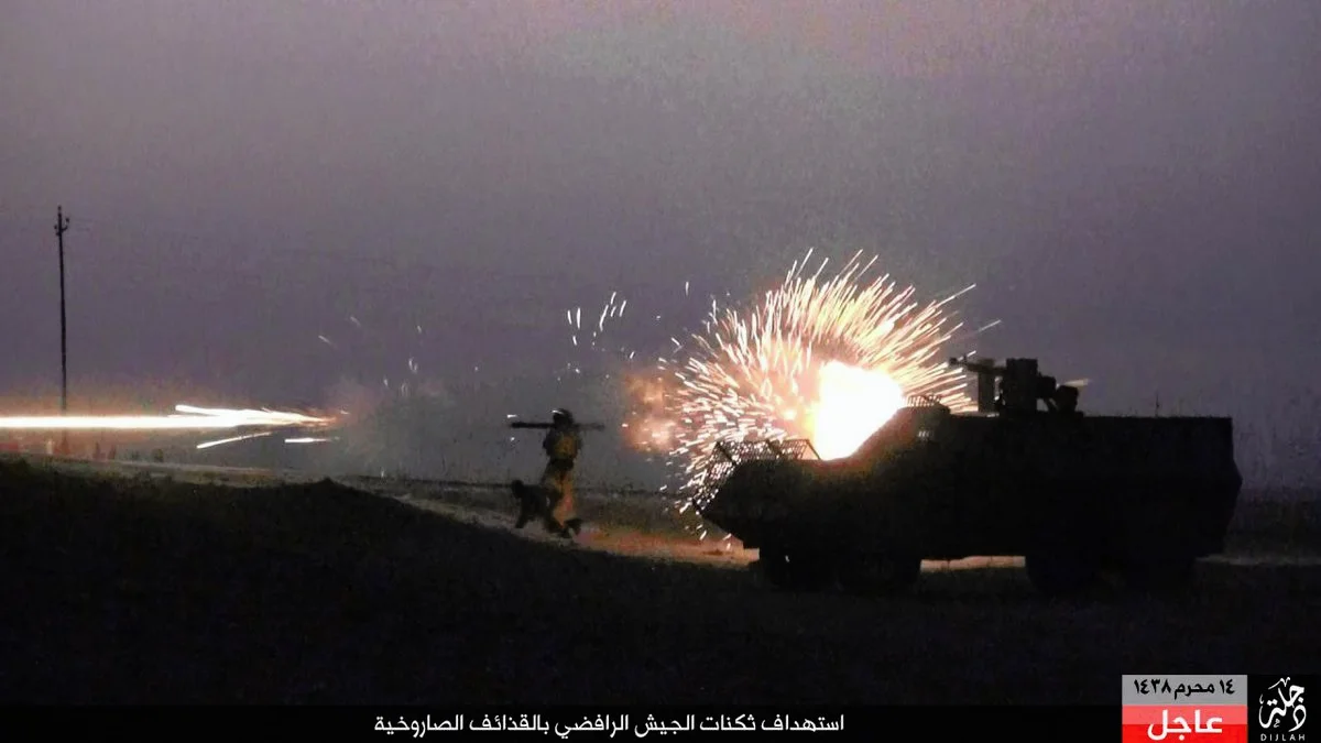 Discover more like IFV: ISIS fighter's RPG back blast hits his fighting ...