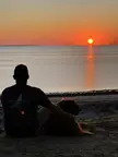 ITAP of my cousin and his dog
