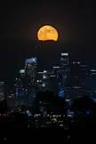 ITAP of the moon and Los Angeles 