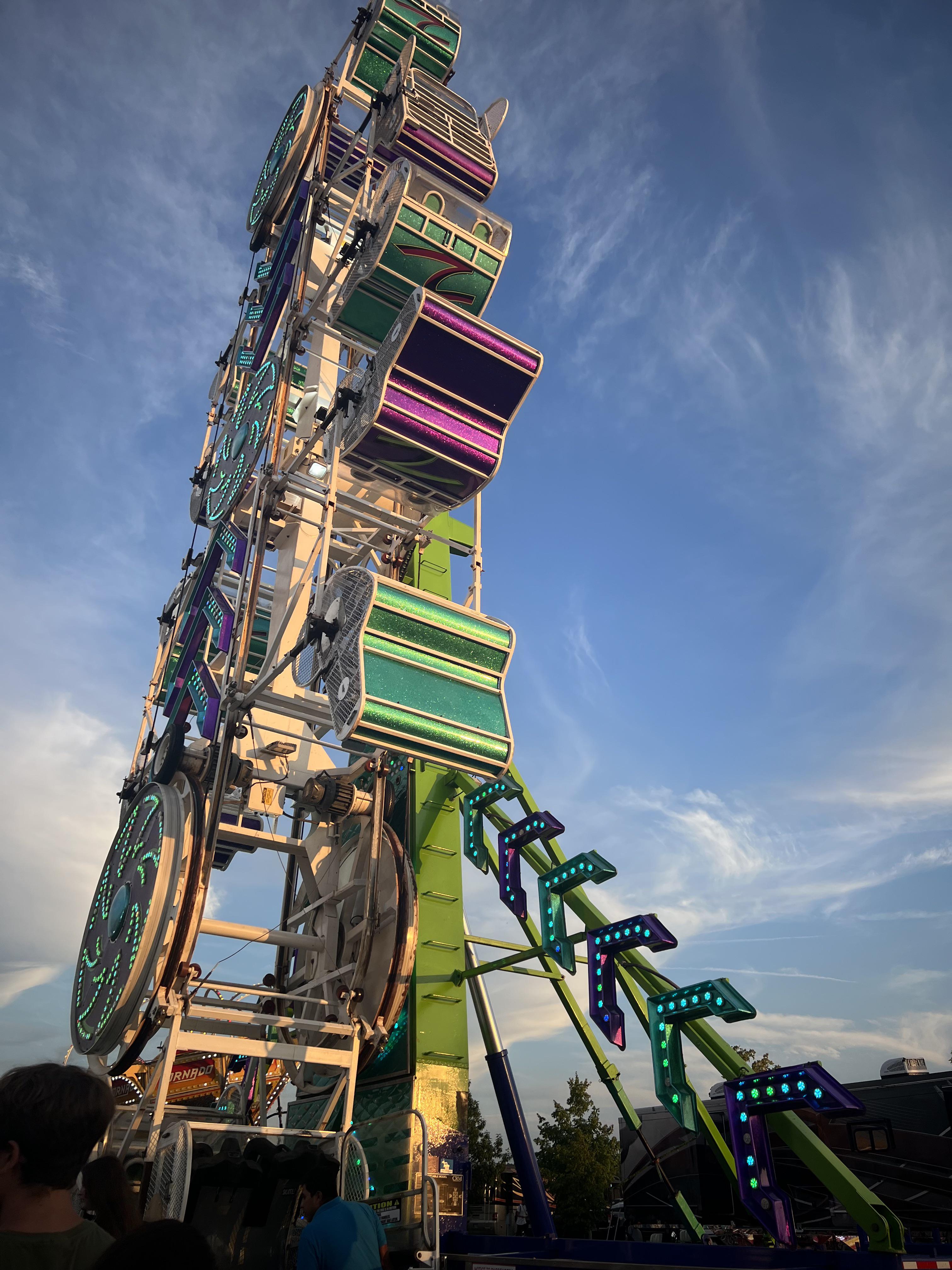 Stat Fair Ride Raptor ITAP of the zipper ride at the state fair | Scrolller