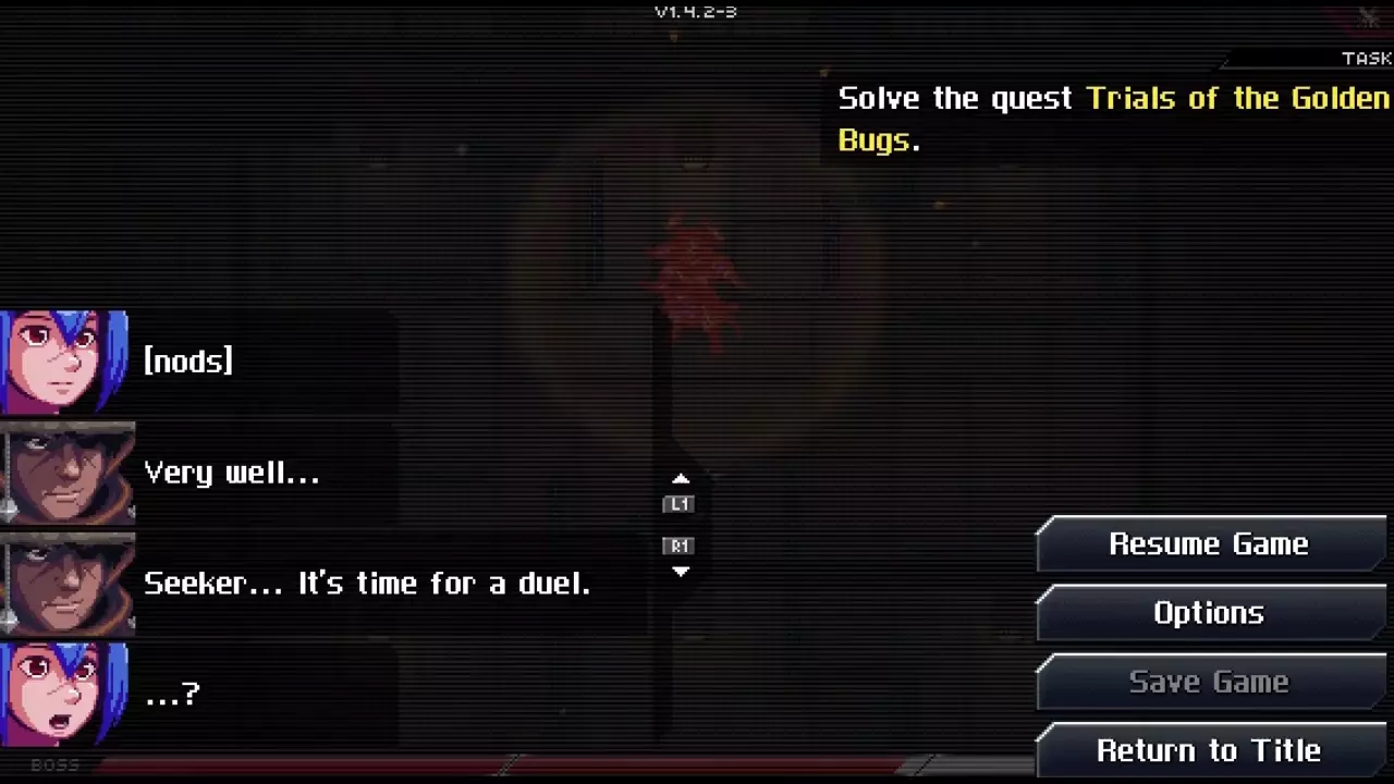 Ive realized that Crosscode bosses are REALLY fun once you get their attacks down. (Dojo boss beaten, the different music is because my recording software didnt record any sound for some reason)