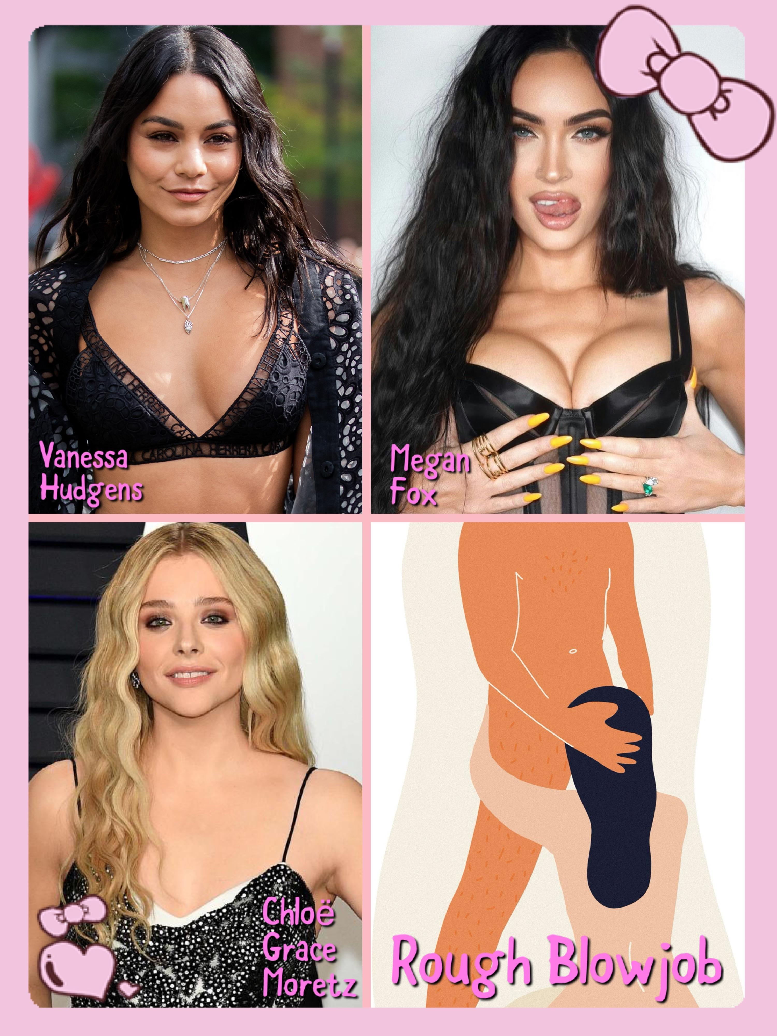 Celebfakes featuring white and latina women in lingerie, bikinis, and dresses paired with sex sketches