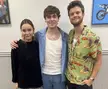 jack champion, liana and jack quaid at #spookala today!