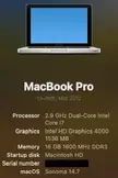 Just bought a 2012 MacBook Pro – need advice on a few issues