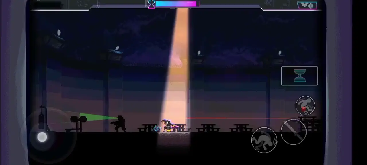 Katana zero mobile version prison stealth.