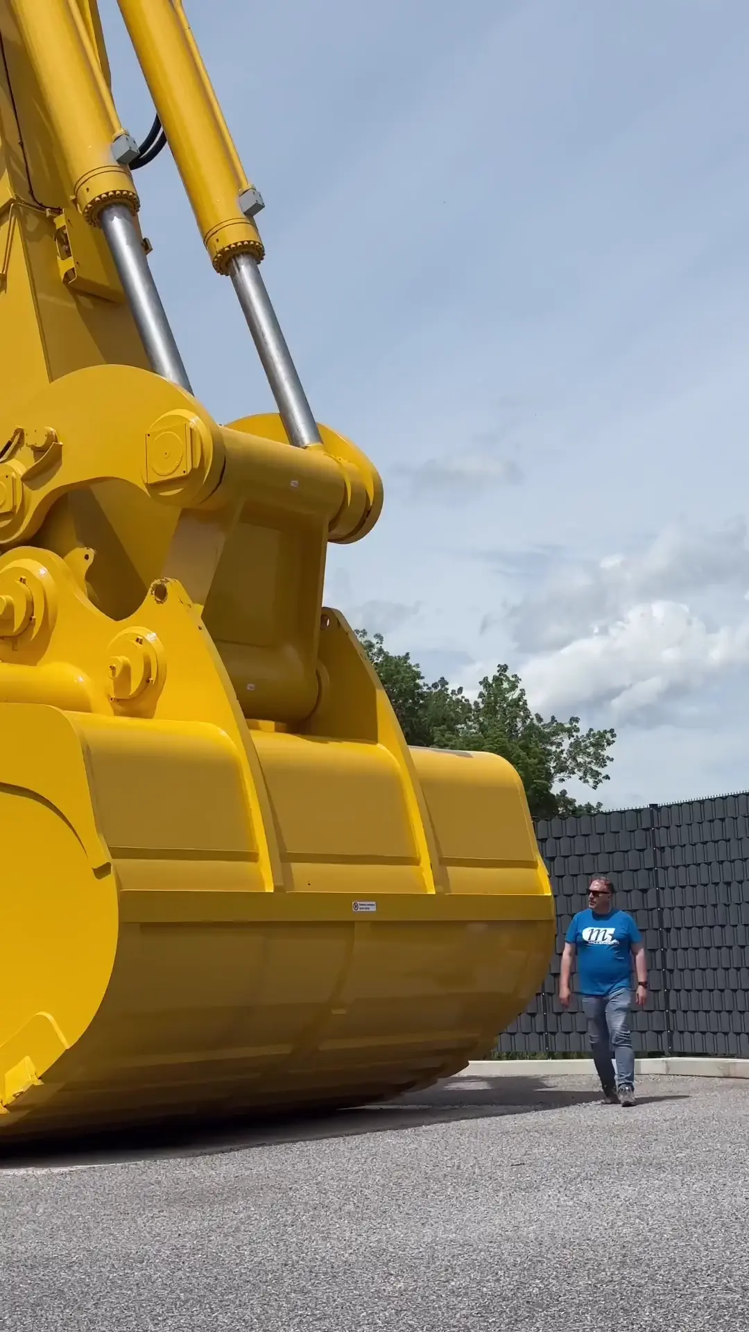 Komatsu PC8000 at the Heavy Metal Garden, Switzerland