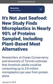 Lab-grown meat a way to avoid microplastics?