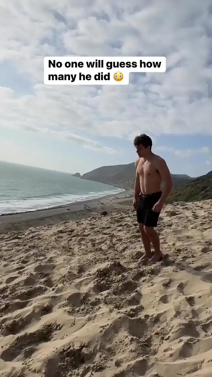 Lad does multiple flips down a hill 😲👀