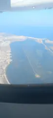 lake Tunis, Tunisia, a small fortress in the middle (shikli Island)