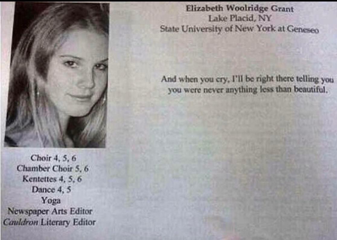Lanas Yearbook Quote At State University Of New York At Geneseo Scrolller 4211