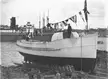 Launching of the trawler NANIGAI at Drake's Yard, Drummoyne, New South Wales, Australia, 1934. [1400x1021]