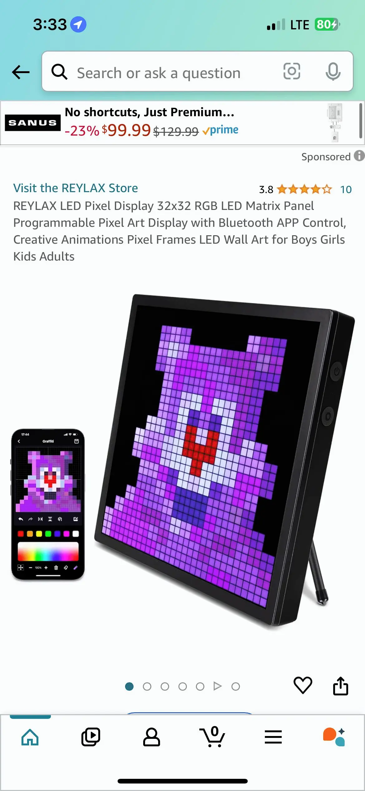 Led Pixel Art display converting to WLED software | Scrolller