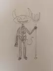 Lemon Demon drawing 
