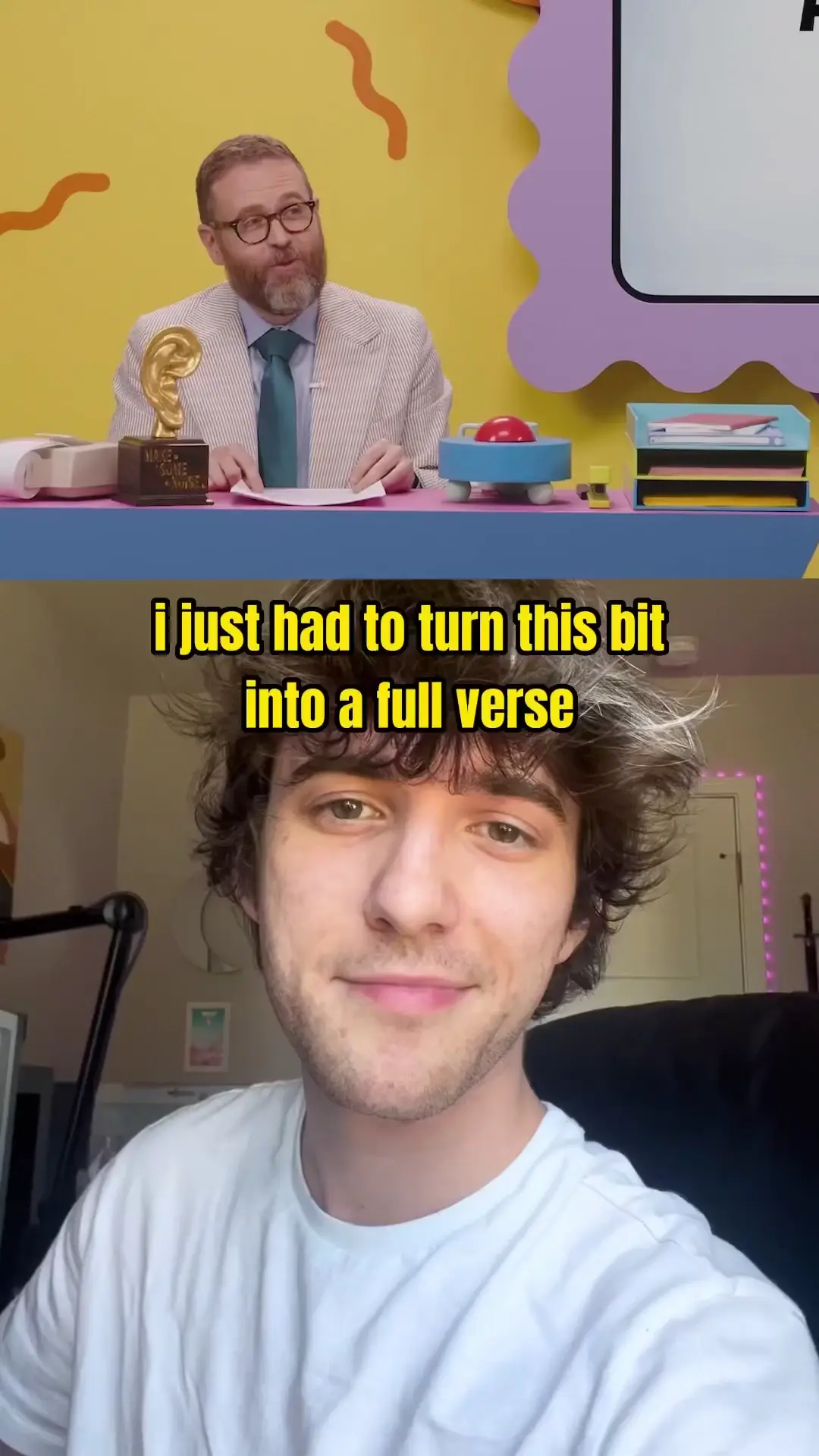 less jenga, more one guy being real cool