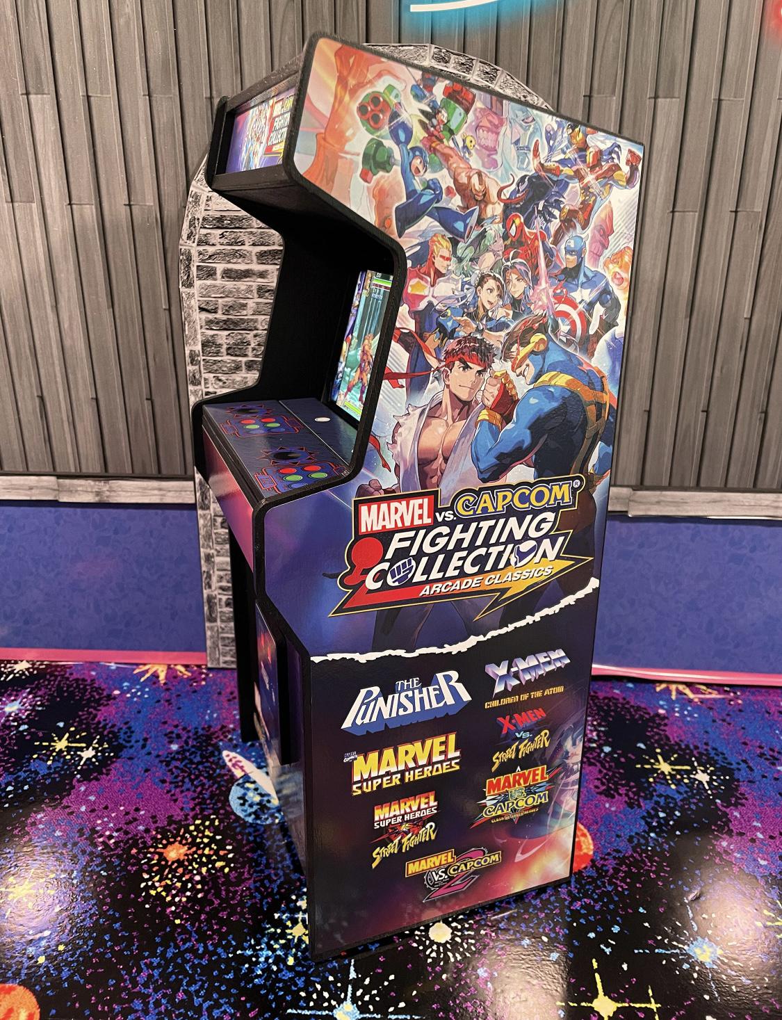 Limited Edition Marvel vs Capcom Fighting Collection Custom Mini Arcade ...
