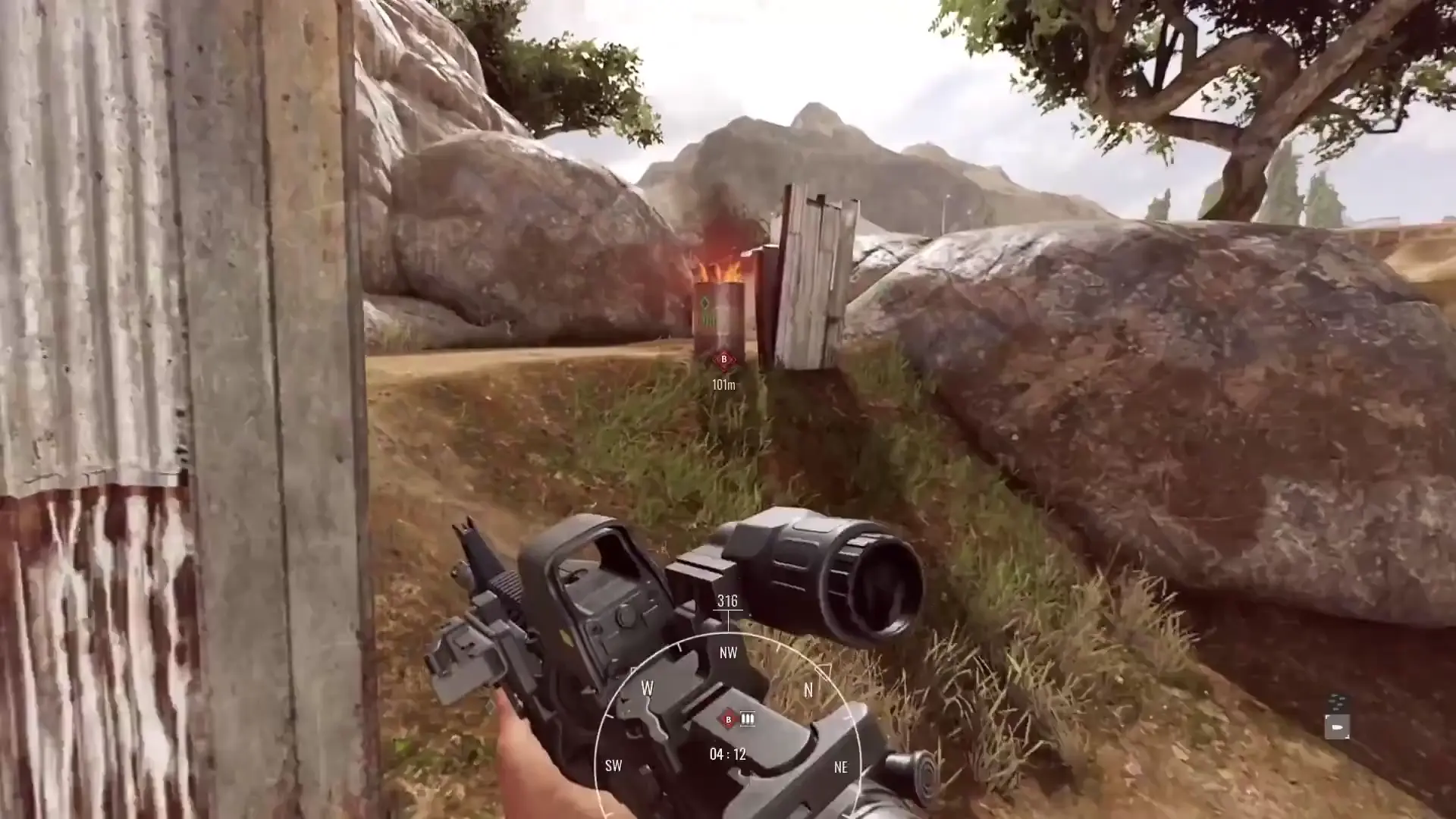 Little too much arc in that grenade toss