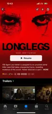 Longlegs is now 4K HDR10+ 