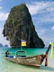 Longtail boat at Phra Nang Beach