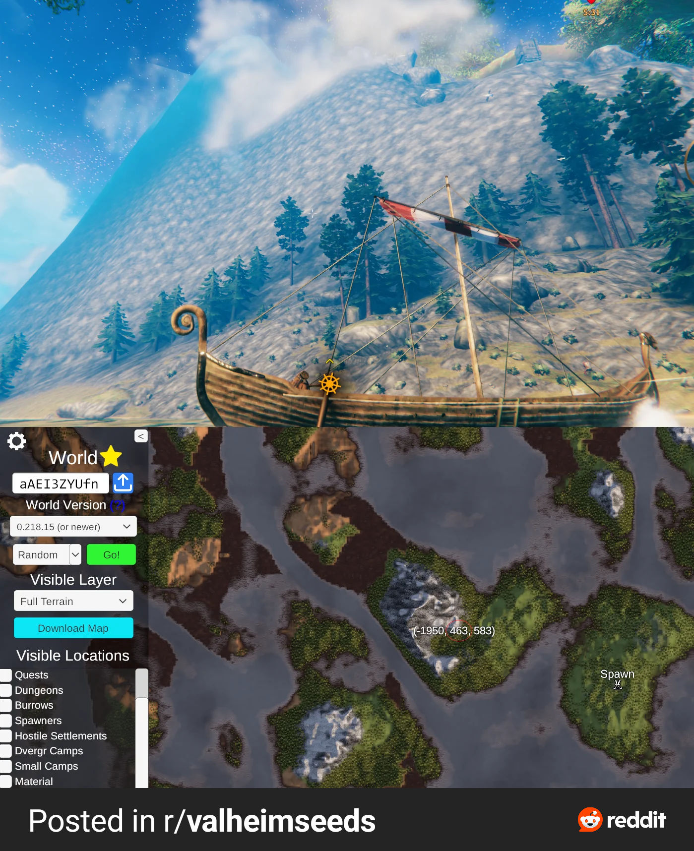 Most Valheim Looking for the tallest mountain in Valheim. Who can beat 463m? | Scrolller