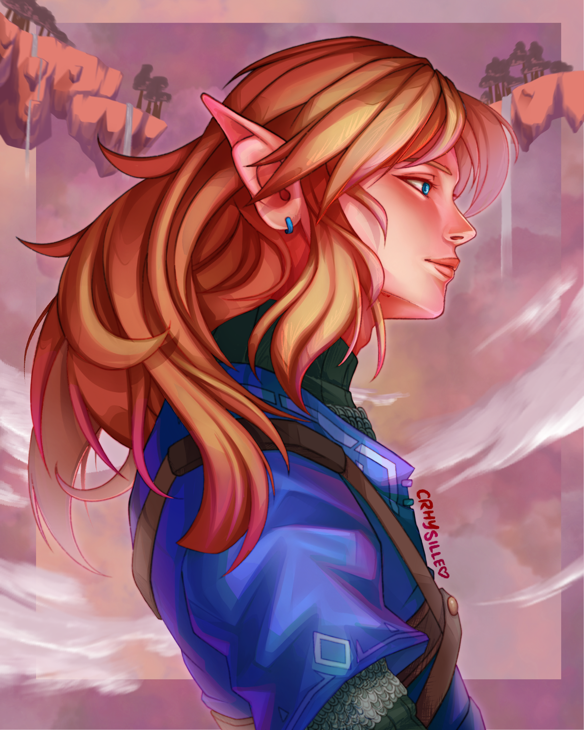 [BoTW] [TotK] Link do be chillin [OC] Fanart by me! | Scrolller