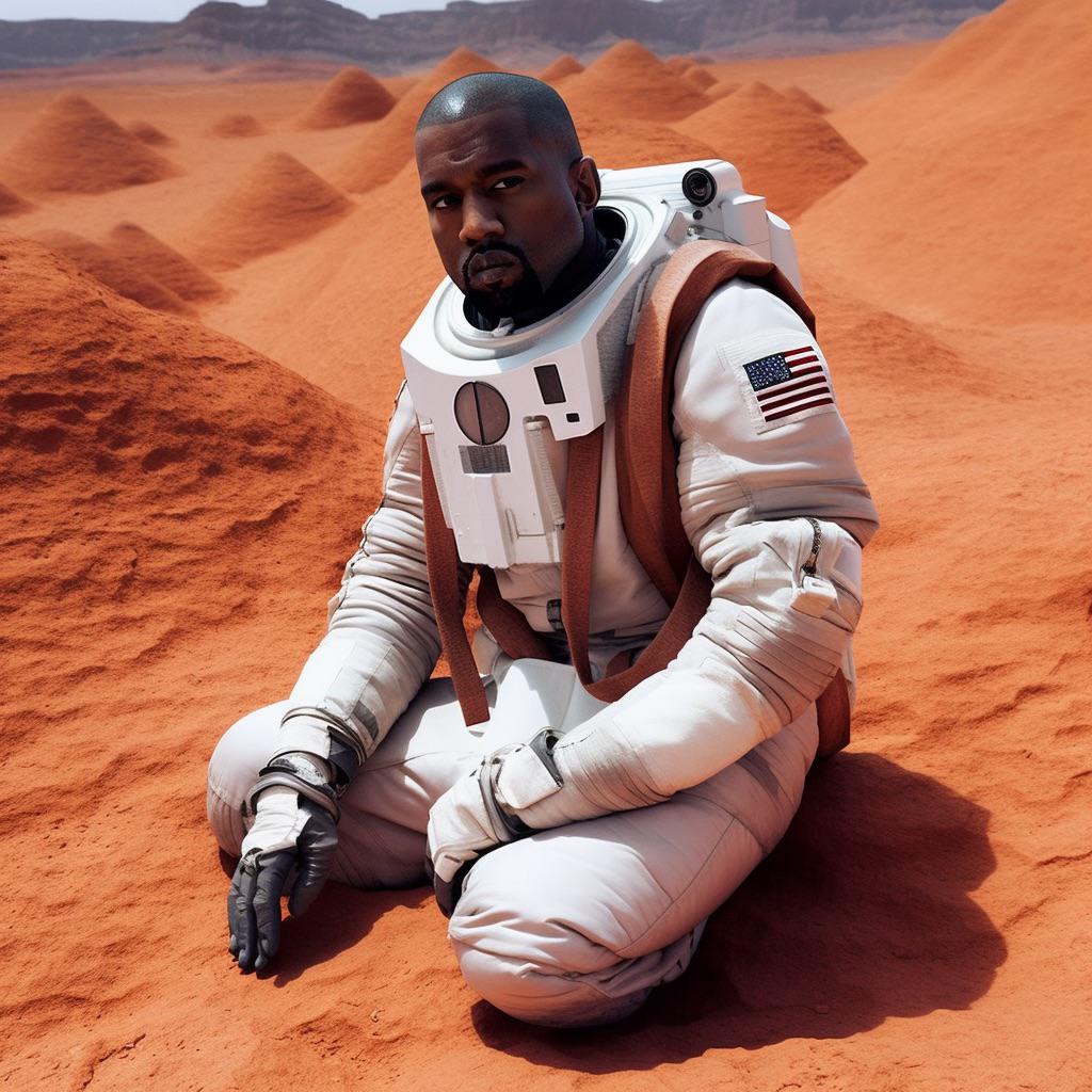 Mars First Raper Kanye becomes the first rapper to step on Mars | Scrolller