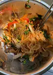made japchae for the first time 