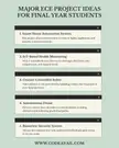 Major ECE Project Ideas For Final Year Students