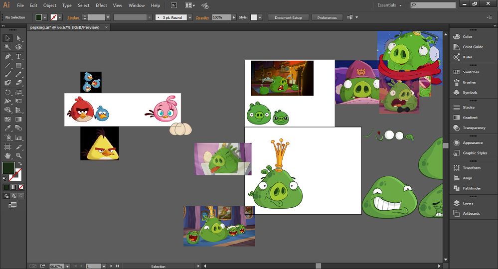 Making Angry Birds Assets In Ai Progress So Far 15 Scrolller