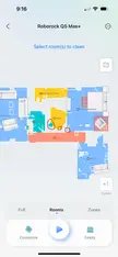 Map combining two rooms that aren't connected