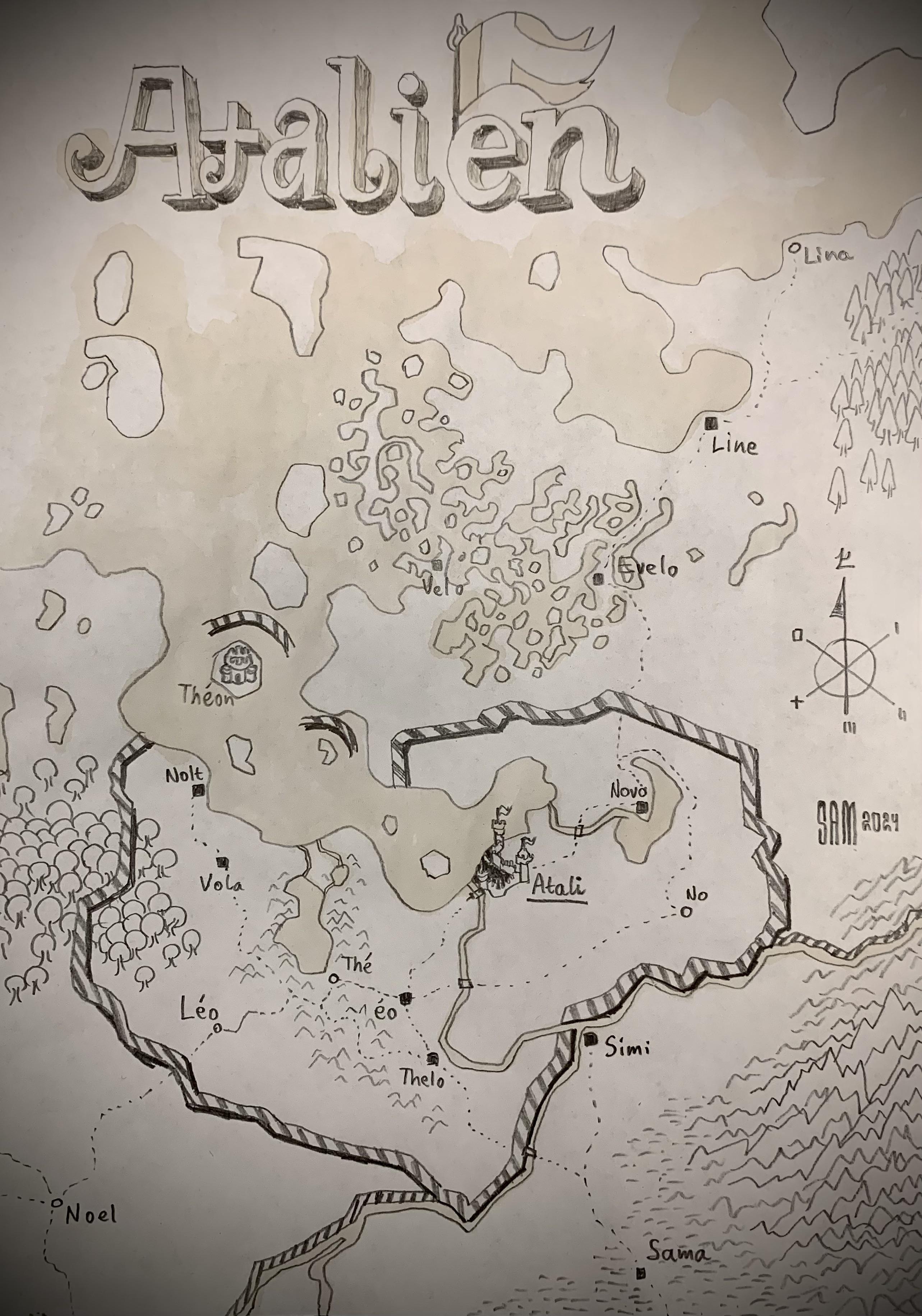 Map of Atalien | Scrolller