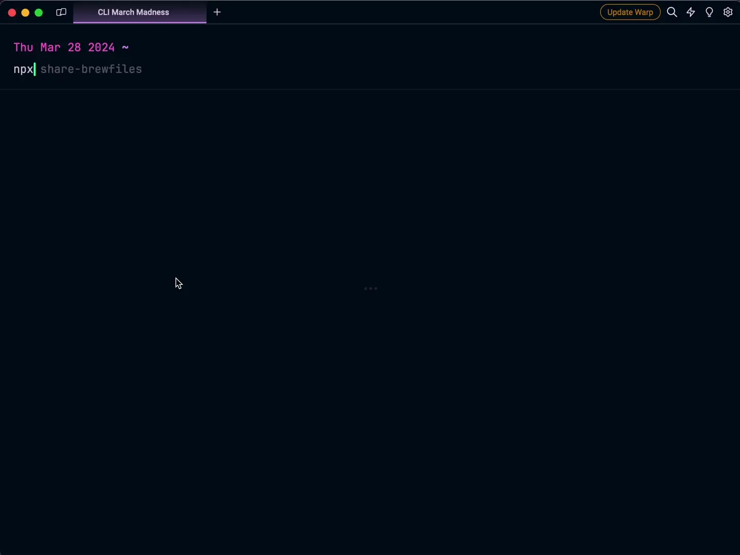 March Madness but CLI