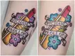 Matching tattoos for my mom’s birthday 🖤