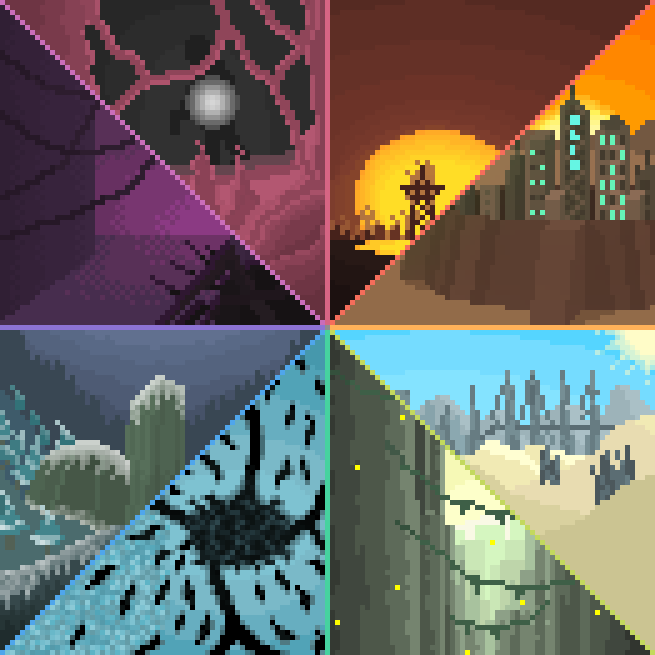 Maze runner pixelart
